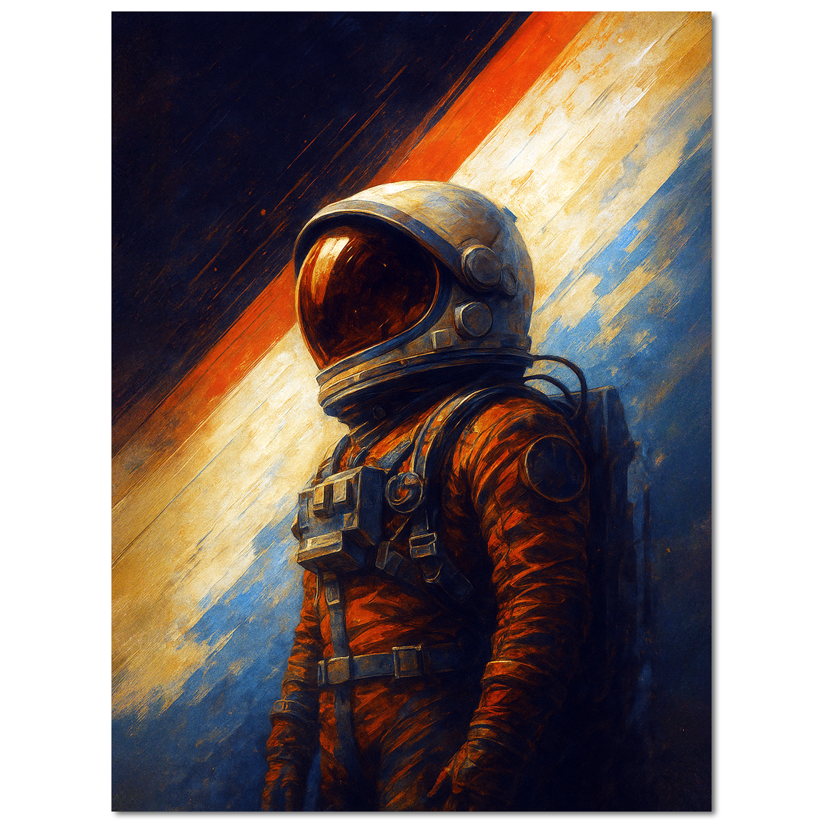 Astronaut in der Unendlichkeit