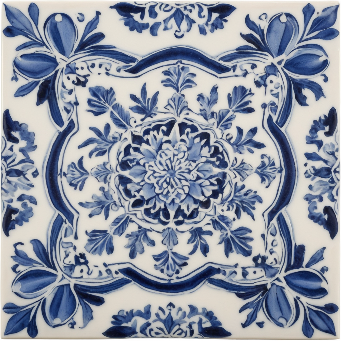 Zeitlose Eleganz – Blaue Ornamentik auf Keramik