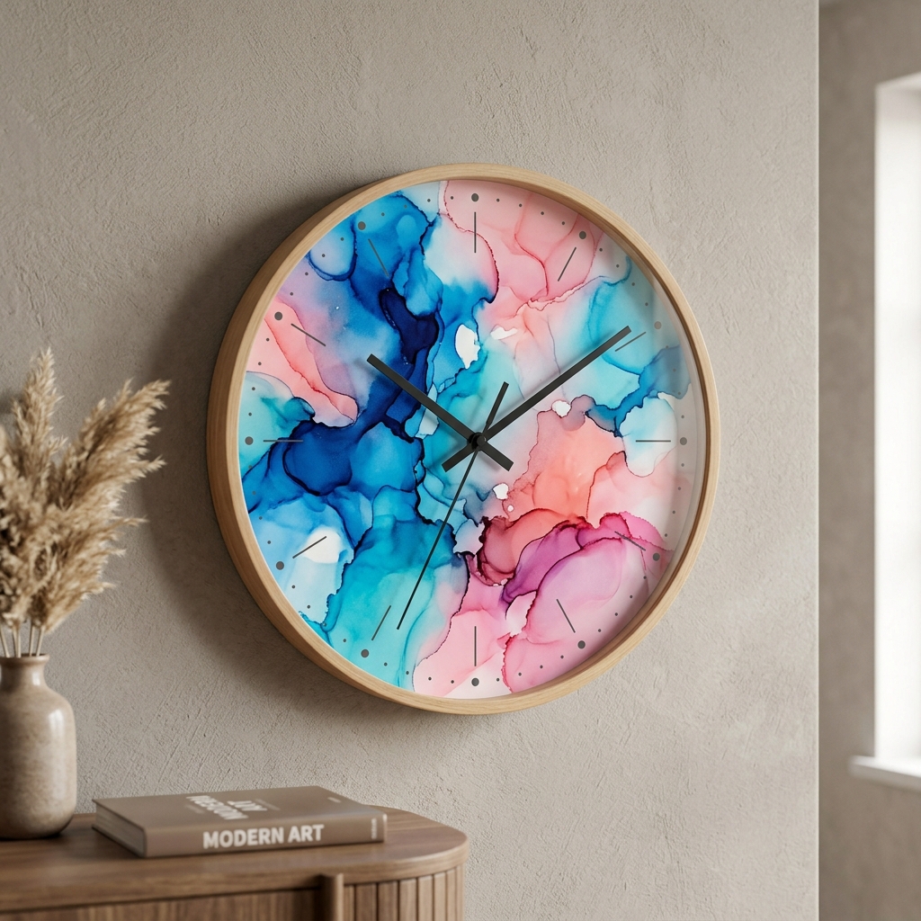 Design Wanduhr bedruckt