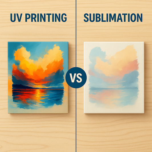UV-Druck vs. Sublimation – Was macht den Unterschied?
