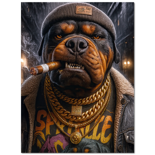 Rottweiler im Streetstyle